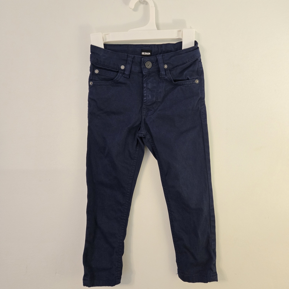 Hudson Navy Skinny Jeans Size 4 Kids Pants